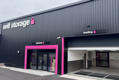 Image of building showing reception, access and signage at The Store Room Rotherham