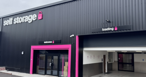 Image of building showing reception, access and signage at The Store Room Rotherham