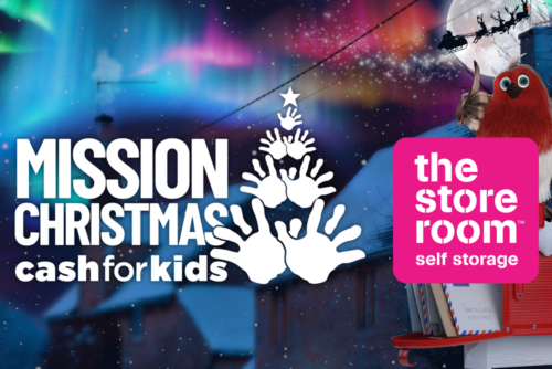 Cash For Kids Charity Image showing The Store Room supporting