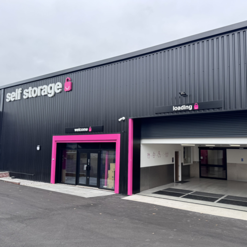Image of building showing reception, access and signage at The Store Room Rotherham