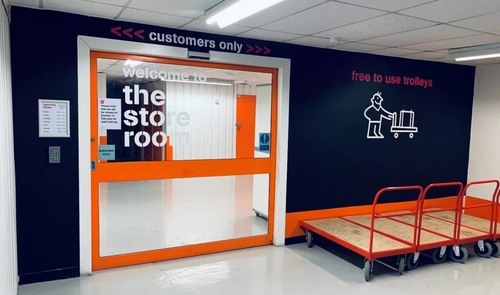 The Store Room Manchester storage access area