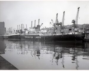 Ship At Salford Dock