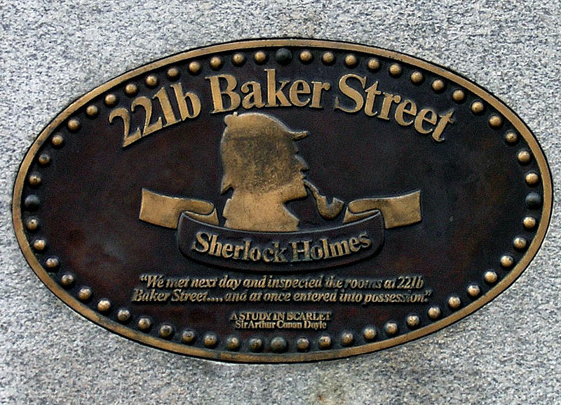 Sherlock Holmes Plaque