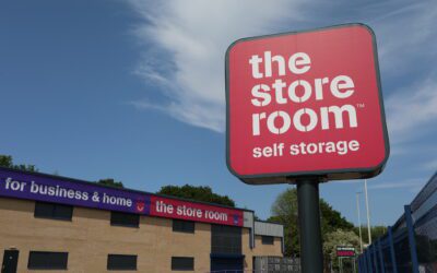 Image for The Store Room Leicester with Signage. Signage reads The Store Room: for business and home